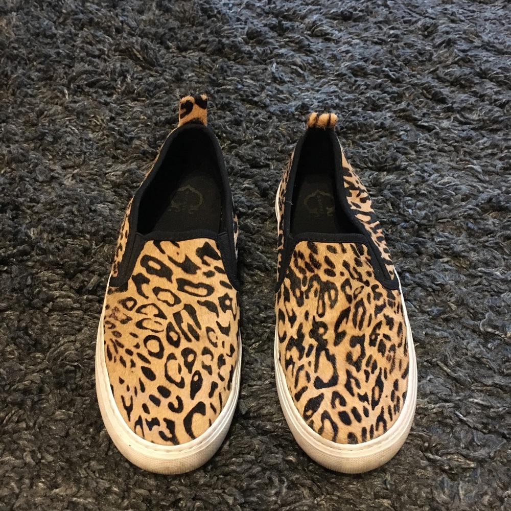 C Wonder Cheetah Slip On Sneakers